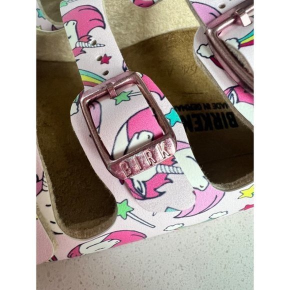 NEW BIRKENSTOCK Florida Kids Birko-Flor FLOWER SLIDE SANDALS SIZE 33 - Picture 8 of 8